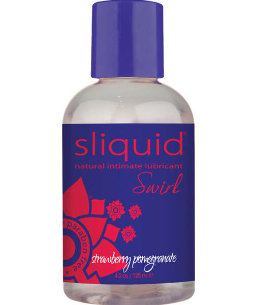 Sliquid Naturals Swirl Lubricant - 4.2 oz Strawberry Pomegranate