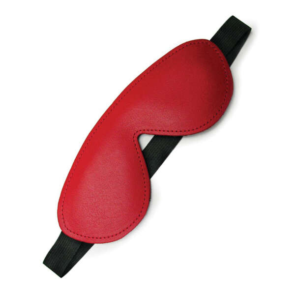 KL Bondage Basics Pad Leather Blindf Rd