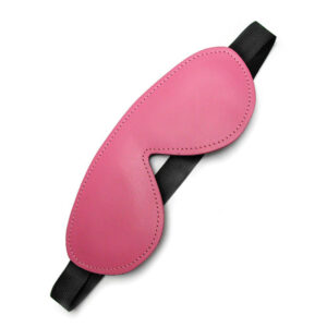 KL Pink Bound Leather Blindfold