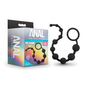 Anal Adventures 10 Anal Beads Black