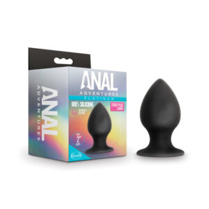 Anal Adventures Anal Stout Plug Lrg Blk