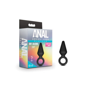 Anal Adventures Loop Plug Small Black