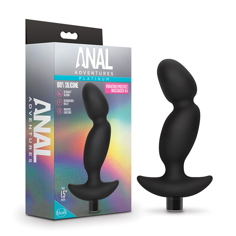 Anal Adventures VibrProstateMassag04 Blk