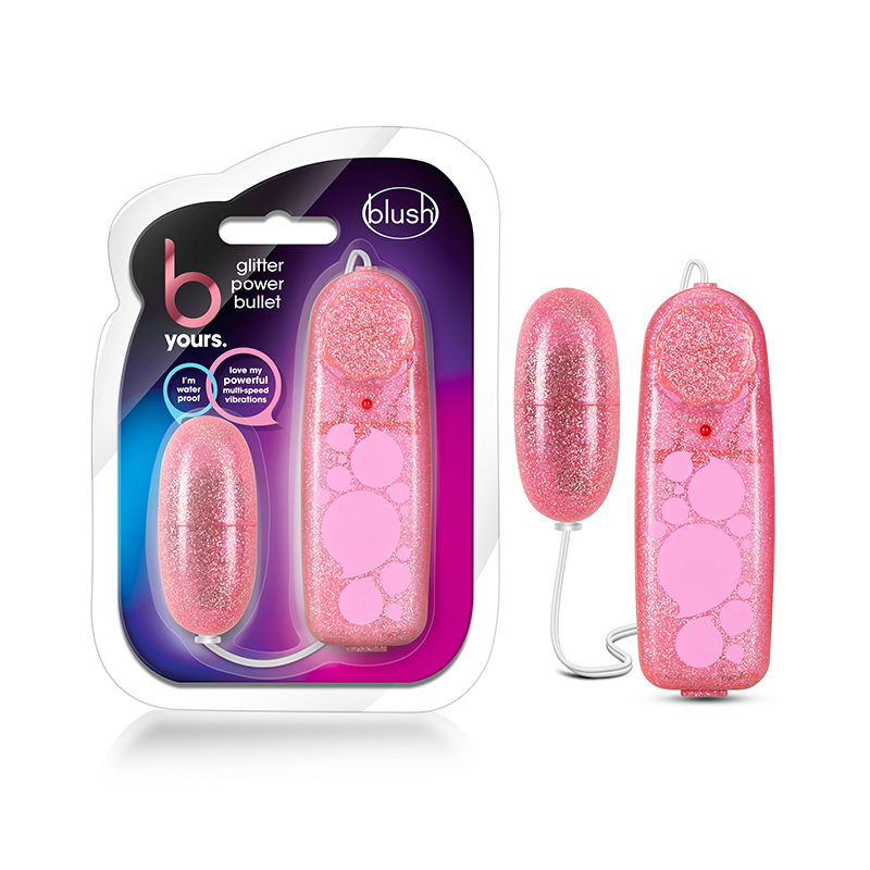 B Yours Glitter Power Bullet Pink