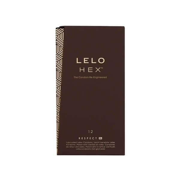 LELO HEX Respect XL Condoms 12-Pack