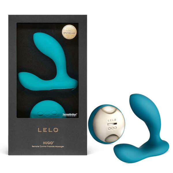 LELO HUGO Prostate Vibrator Ocean Blue