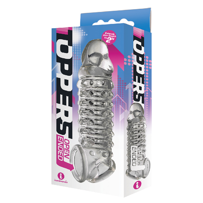 The 9'sToppers Ribbed Extender Clear