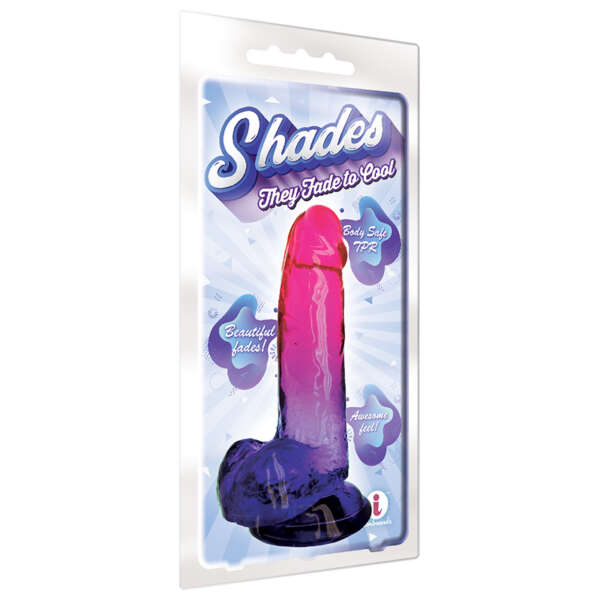 Shades Large Jelly TPR Dong Pink Plum