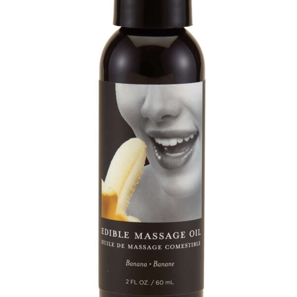 Earthly Body Edible Massage Oil - 2 oz Banana
