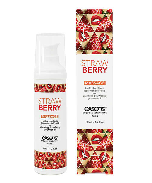 EXSENS of Paris Warming Massage Oil - Strawberry