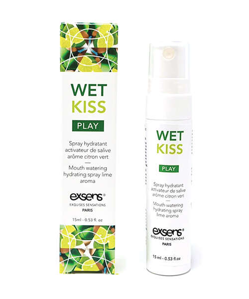 Exsens Wet Kiss Moisturizing Saliva Spray - Lime 15 ml