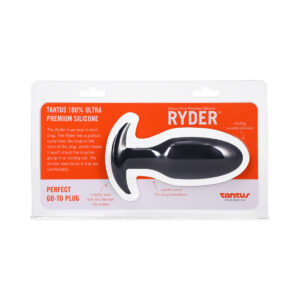 Tantus Ryder Plug Onyx CLAM