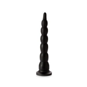 Tantus Cowboy Beaded Dildo Onyx BOX
