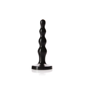 Tantus Ripple Small Beaded Plug Onyx