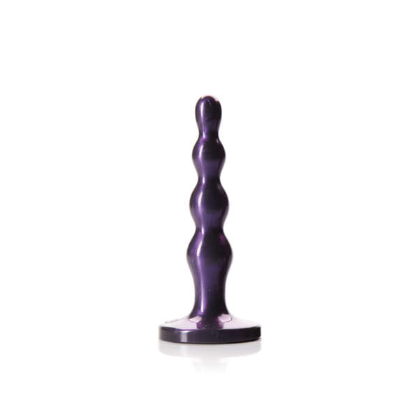Tantus Ripple Small Beaded Plug Amethyst