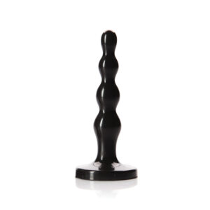 Tantus Ripple Large Beaded Plug Onyx