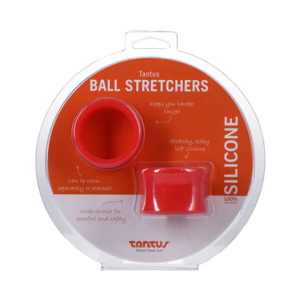 Tantus Ball Stretcher Kit Crimson