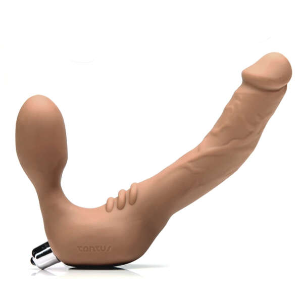 Tantus Real Strapless Slim Vibrat Honey