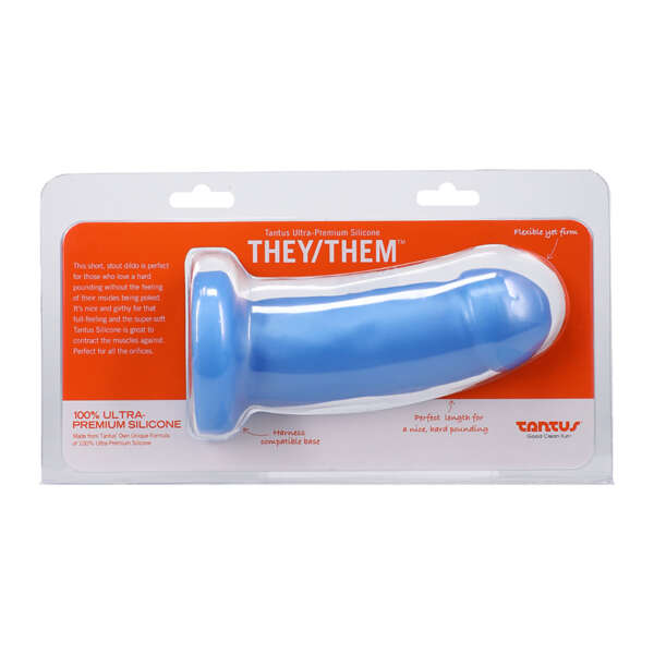 Tantus They/Them Super Soft Azure