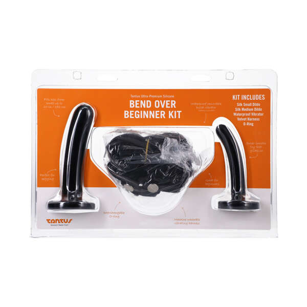 Tantus Bend Over Beginner Kit Onyx CLAM