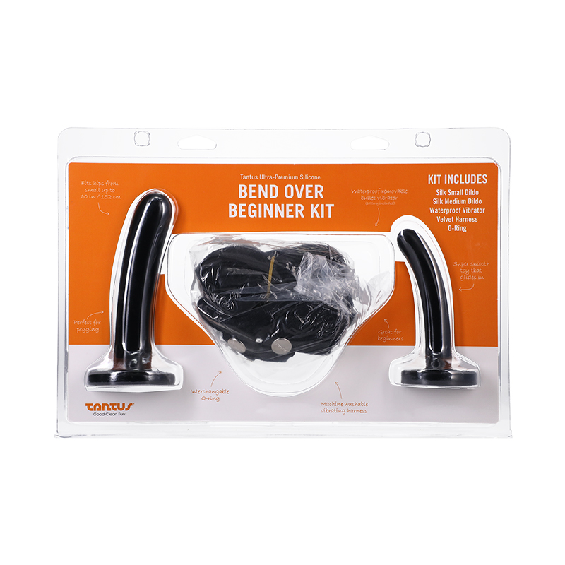 Tantus Bend Over Beginner Kit Onyx CLAM