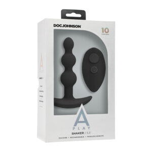 A-Play BEADED VIBE Rechar Sil Anal Plug