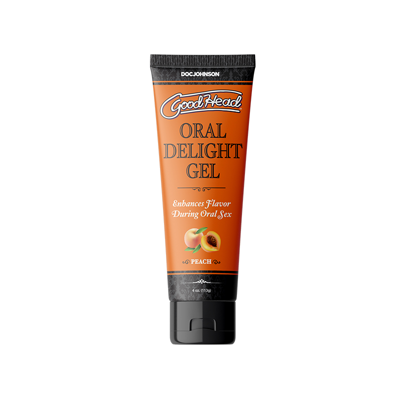 GoodHead Oral Delight Gel Peach Bulk 4oz