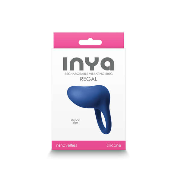 INYA Regal Rechargeable Vibr Ring Blue