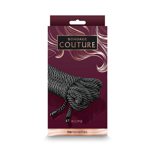 Bondage Couture Rope 25 ft. Black