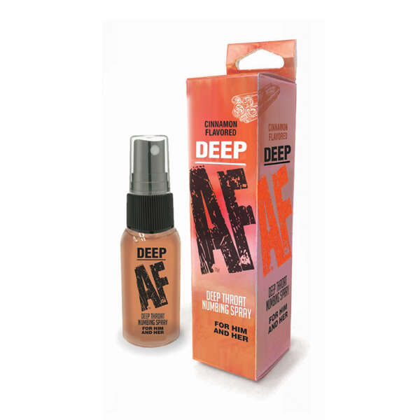 Deep AF Numbing Throat Spray Cinnamon