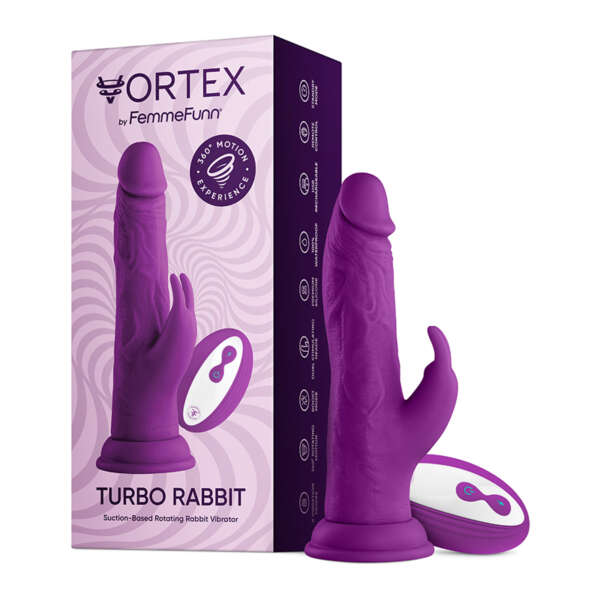 FemmeFunn Vortex Turbo Rabbit 2.0 Purple