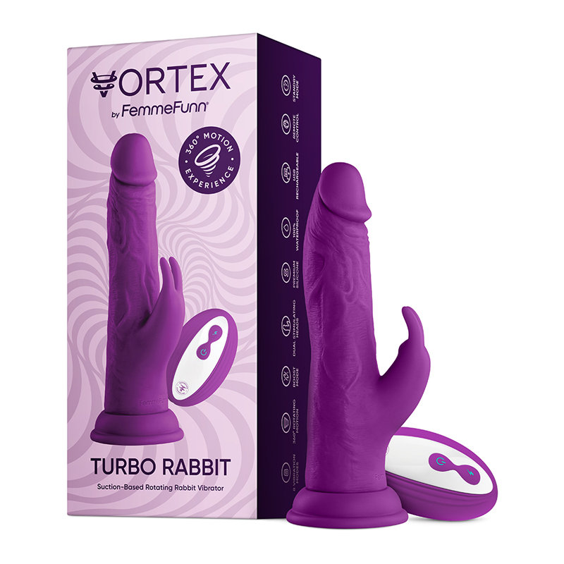 FemmeFunn Vortex Turbo Rabbit 2.0 Purple