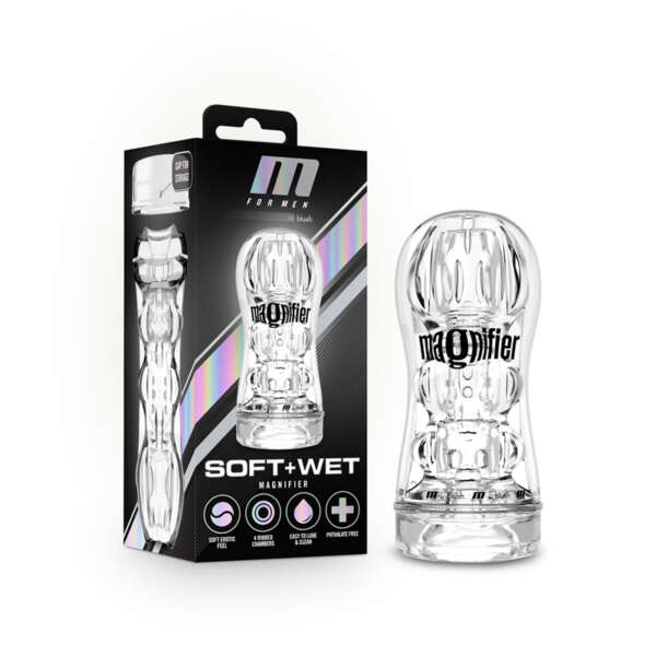 M for Men Soft + Wet Magnifier Clear