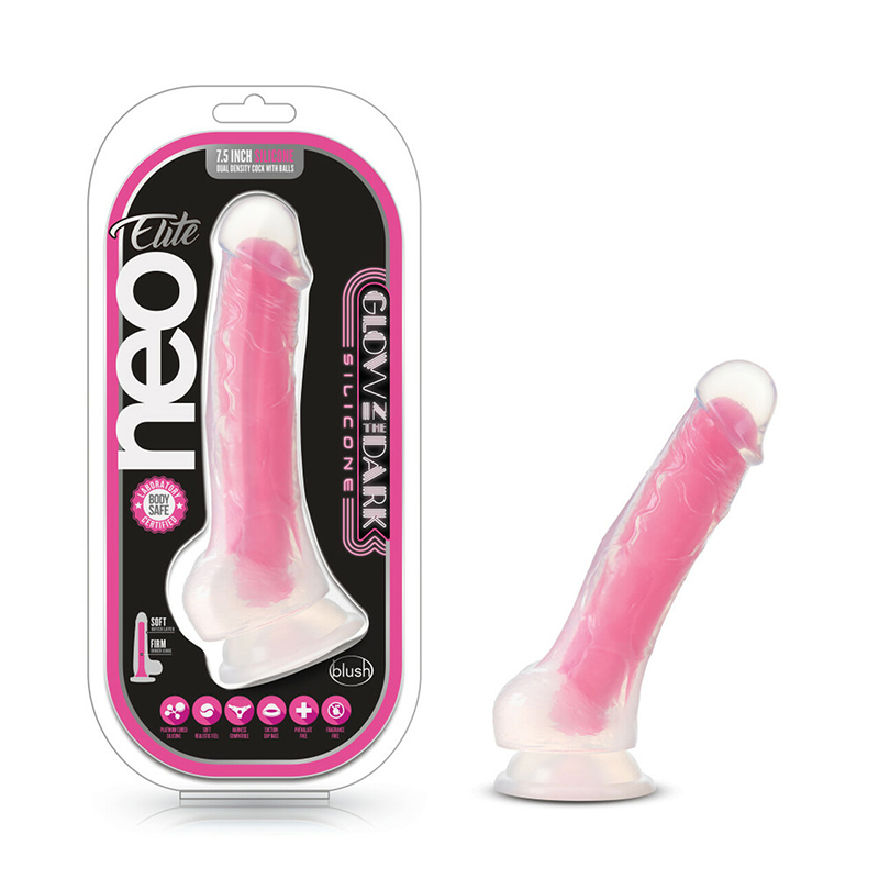 Neo Elite GITD Paradise 7in Neon Pink