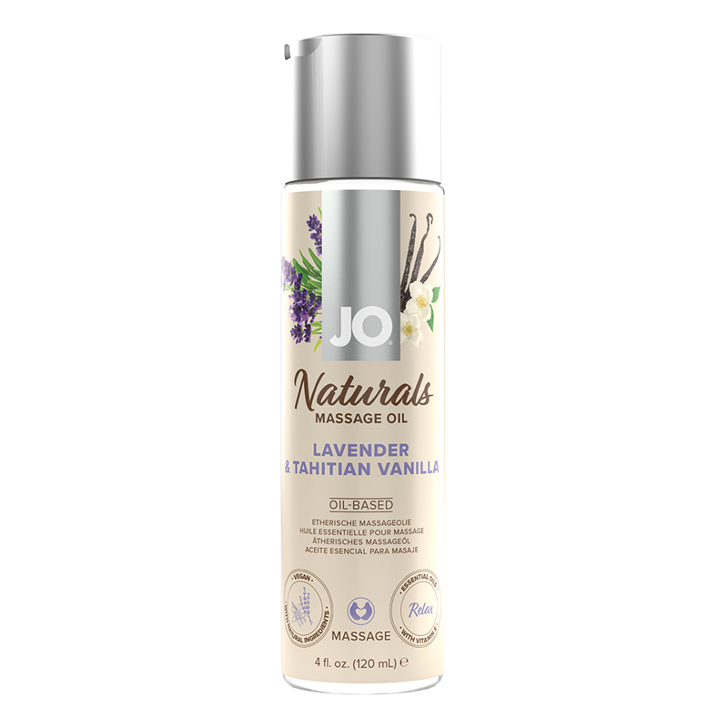 JO Naturals Lavender&Vanilla MassOil 4oz
