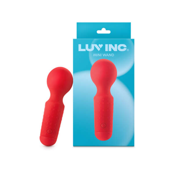 Luv Inc Mw65 Mini Wand Vibrator Red