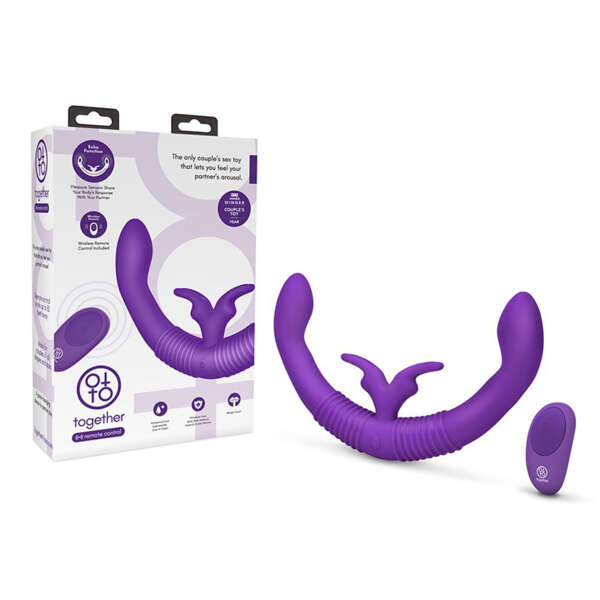 Together Couples Remote Dual Vibr Pur