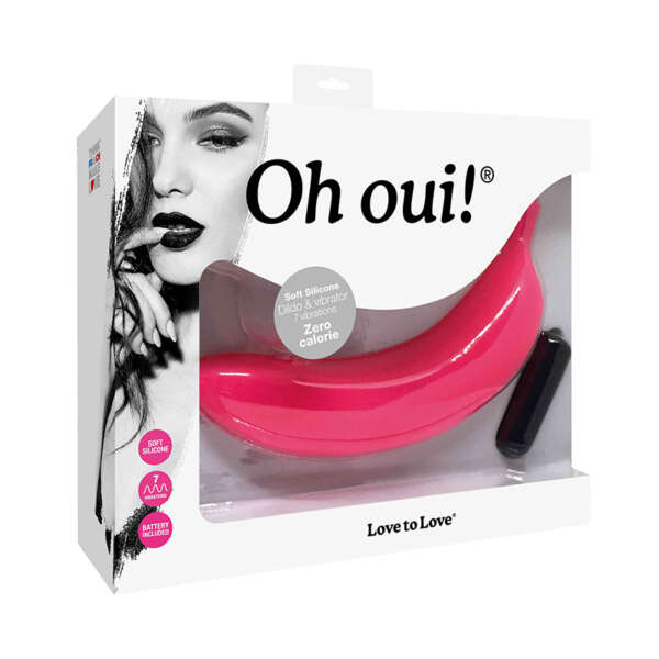 Love to Love Oh Oui Banana Vibrator Pink