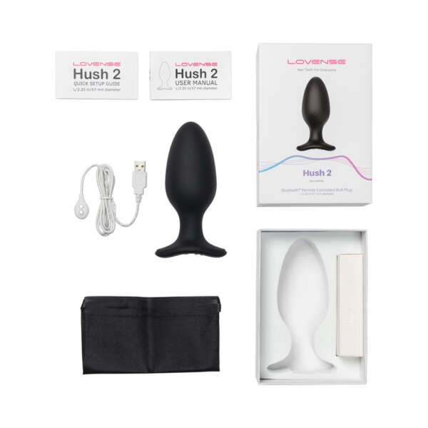Lovense Hush 2 VibrButtPlug L 2.25in