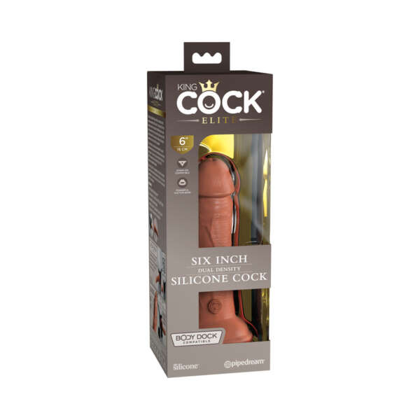 King Cock Elite 7in DualDens Sili Tan