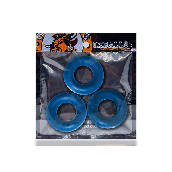 OxBalls Fat Willy 3Pk Jumbo Cockrings Bl