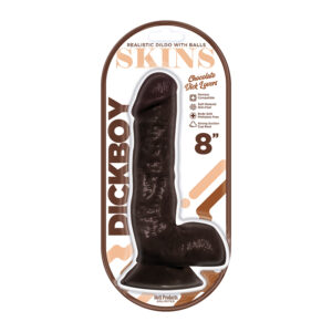 Dickboy Skins Dildo 8in Chocolate Lover