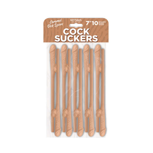 Skins Pecker Straws Caramel Lovers 10pk