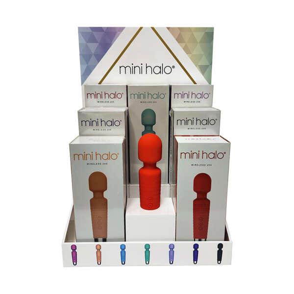 Mini Halo Pop Display (7pcs 1/color&Dp)