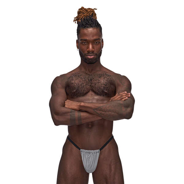 MP Sexagon Posing Strap  GRY 1S