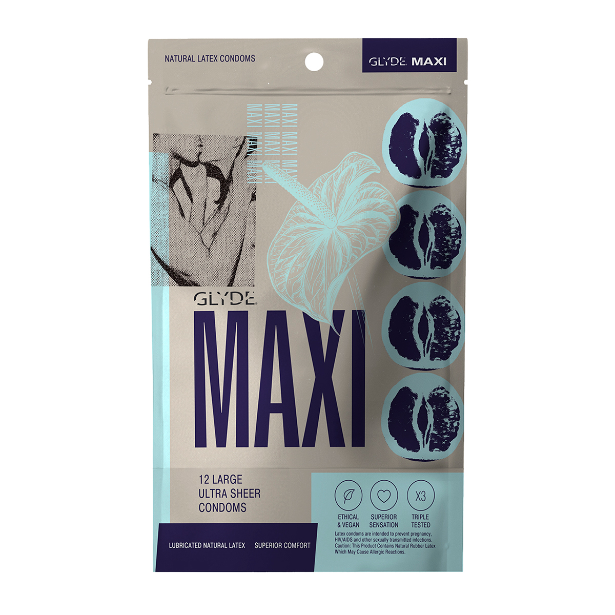 Glyde Maxi Condoms 12pk