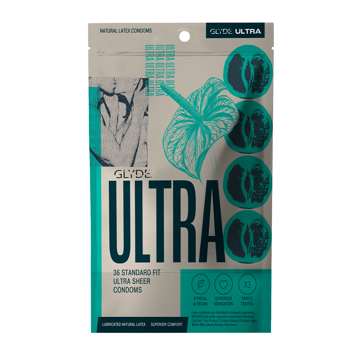 Glyde Ultra Condoms 36pk