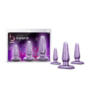 B Yours Anal Trainer Kit Purple Swirl