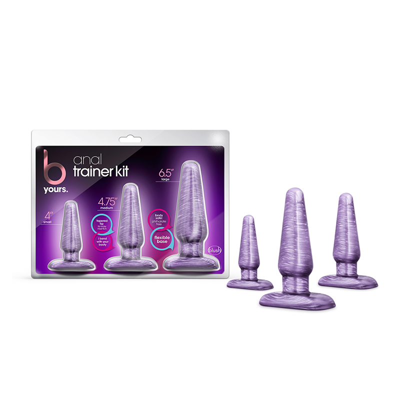 B Yours Anal Trainer Kit Purple Swirl