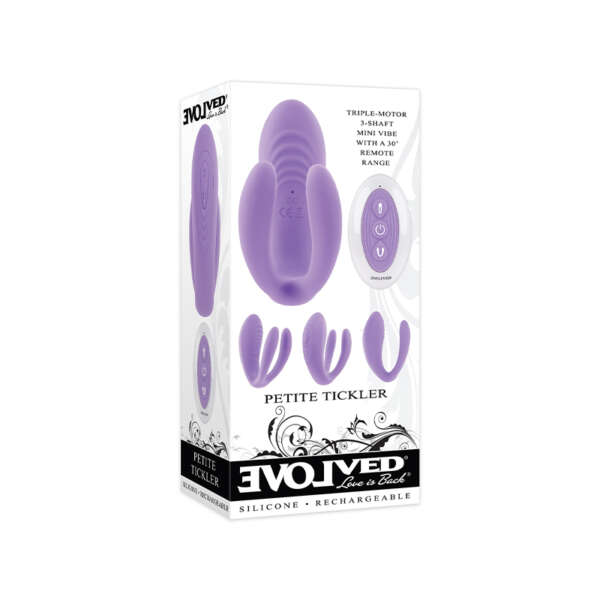 Evolved Petite Tickler Dual Stim Purplr